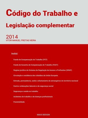 cover image of Código do Trabalho e Legislação Complementar